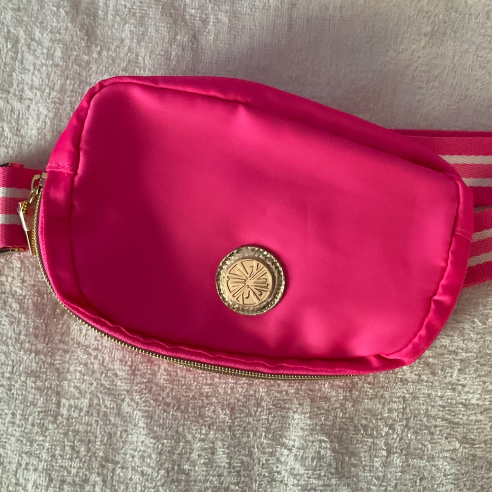 Lilly Pulitzer Jeannie Belt Bag BNWT Pink Crossbody or hip hugger